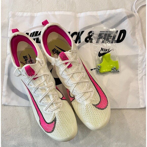 Nike Zoom SuperFly Elite 2 \'Sail Pink\' Running Track Spikes Size 13 Mens NEW main image 8